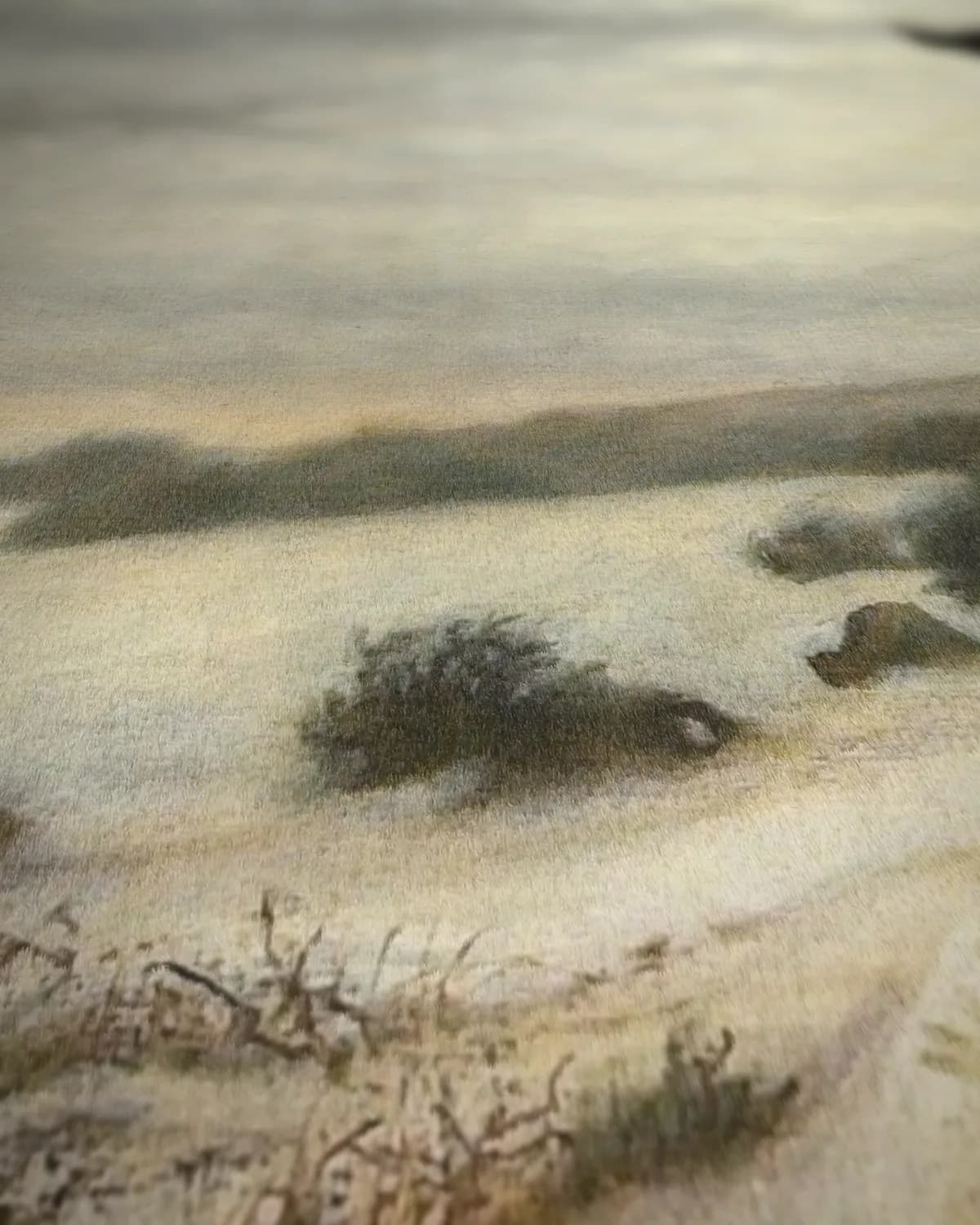 Waai, gure winterwind op geweven fluweel, uitsnede 1 van 3