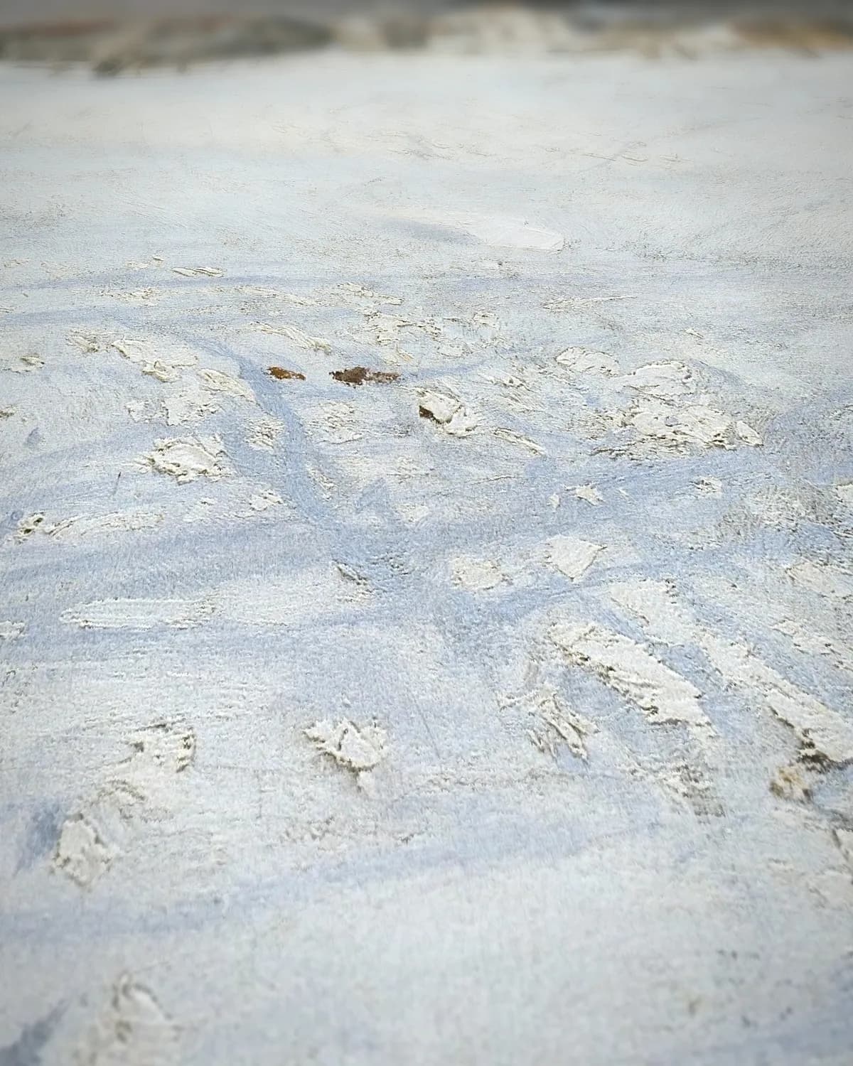 Winter op geweven fluweel, uitsnede 1 van 3