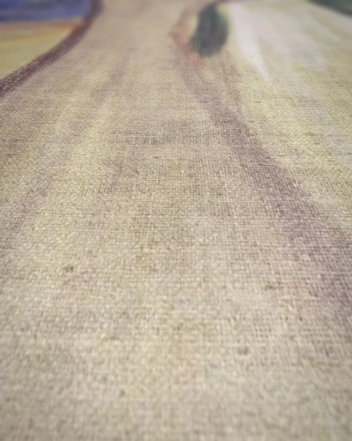 Vrouwen die fruit plukken (De Reinhardt-fries) op geweven fluweel, uitsnede 1 van 3