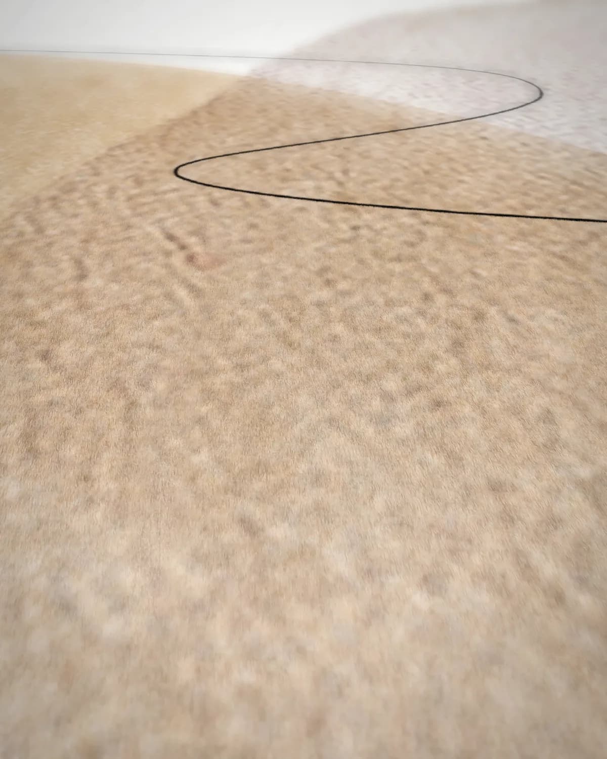 Zachte abstractie op geweven fluweel, uitsnede 1 van 3