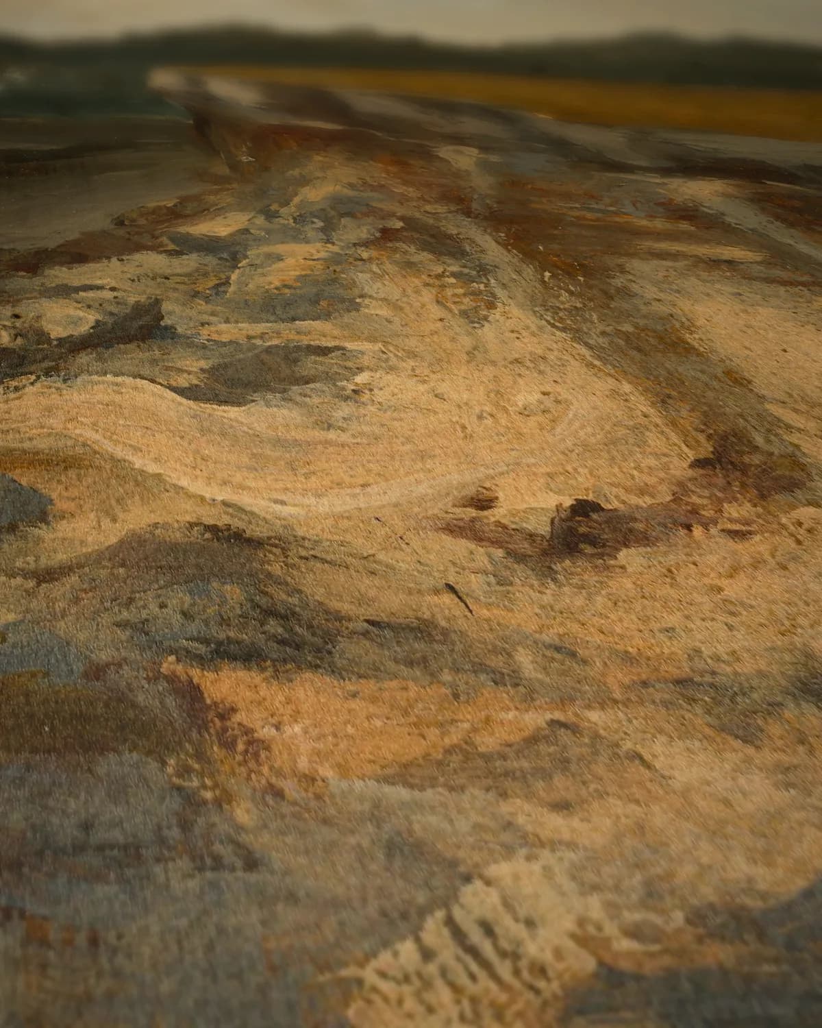 Zandafgraving op geweven fluweel, uitsnede 2 van 3