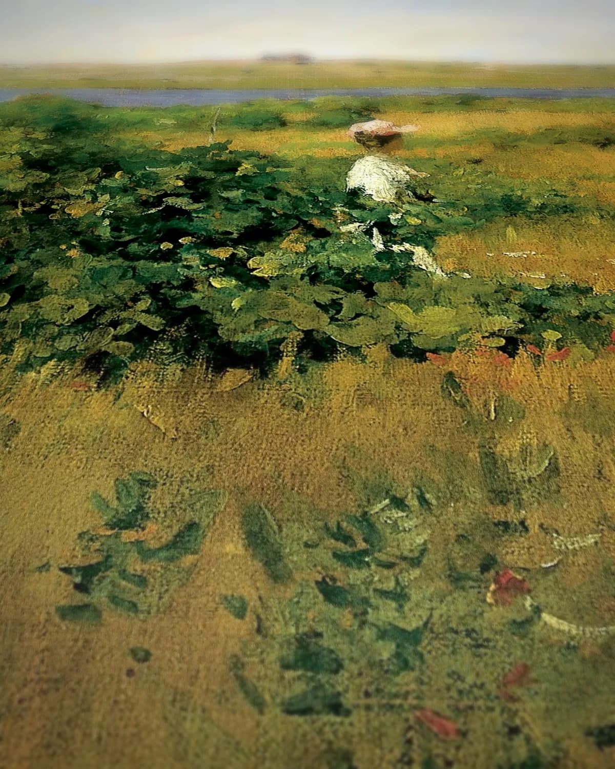 Zomer in de Shinnecock Hills op geweven fluweel, uitsnede 3 van 3