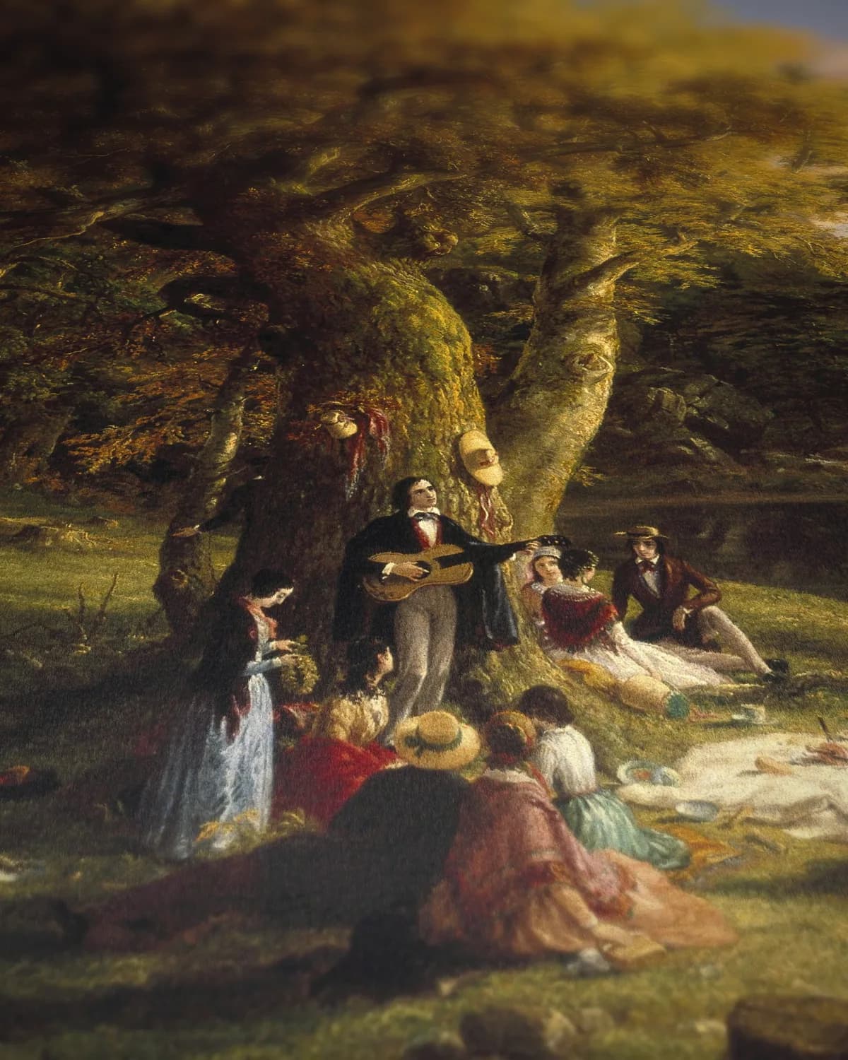 Zomerse picknick op geweven fluweel, uitsnede 3 van 3