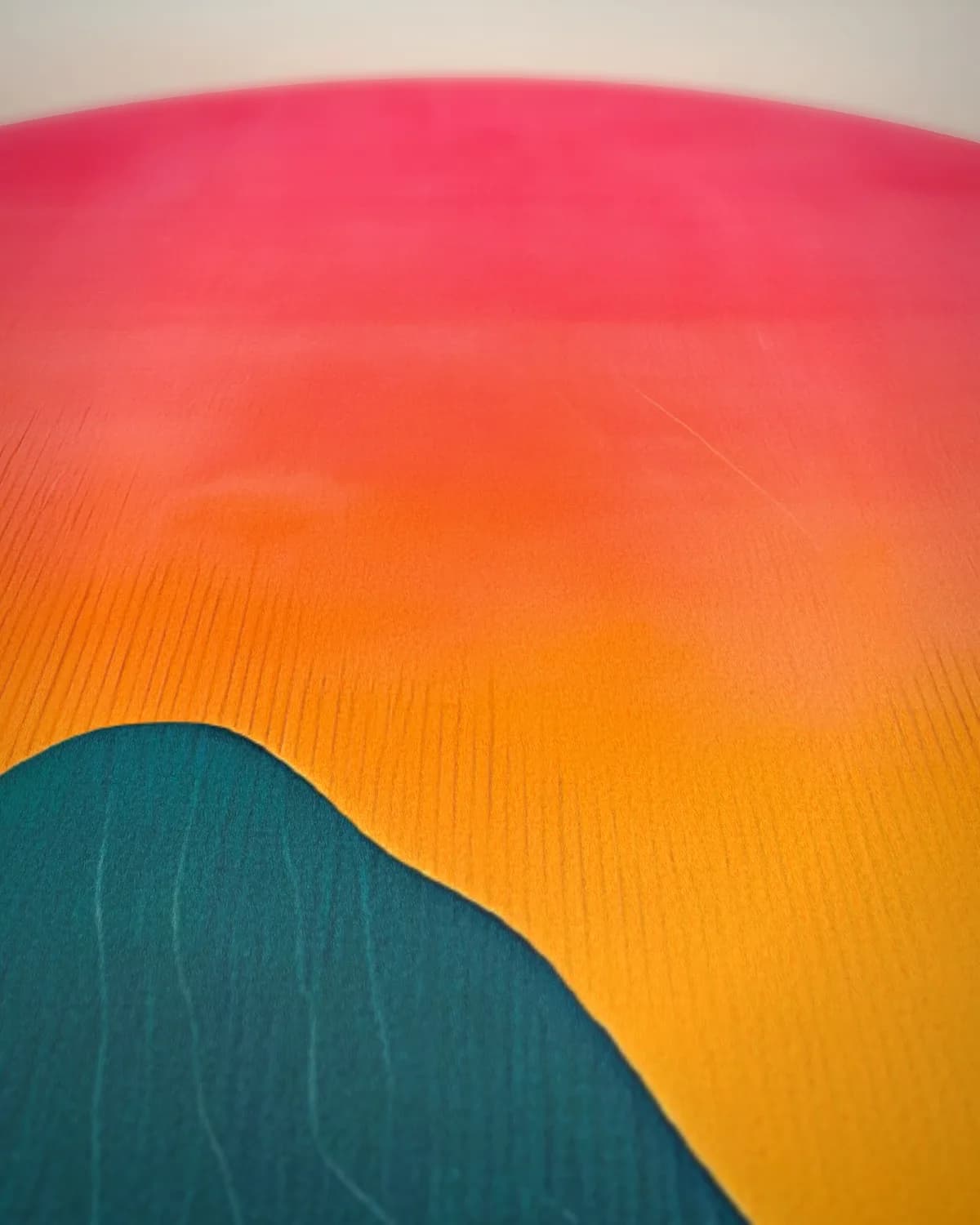 Zonsondergang in Kleur op geweven fluweel, uitsnede 3 van 3