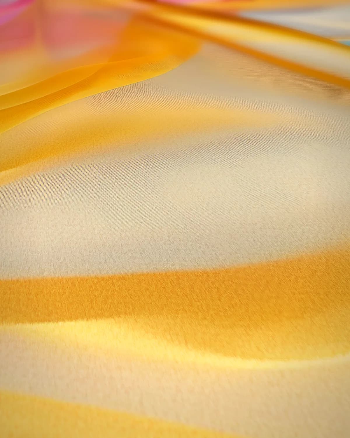 Zwevende Kleuren op geweven fluweel, uitsnede 2 van 3