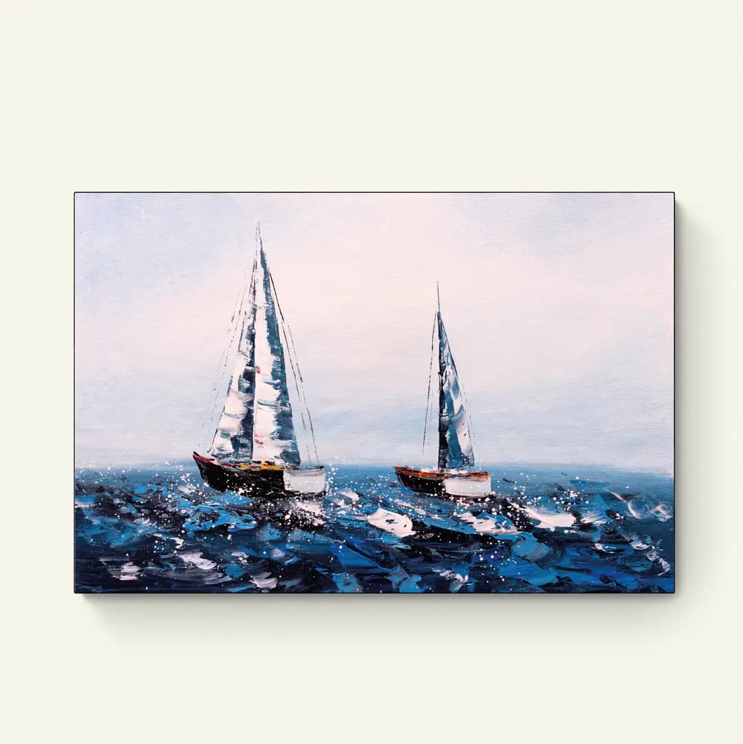 Zeilen op de Golven