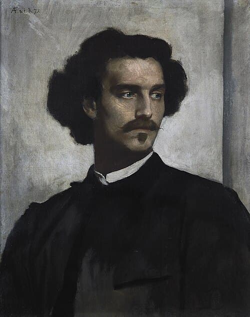 Portret van Anselm Feuerbach