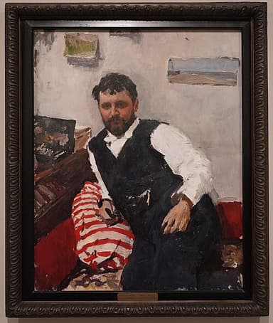 Portret van Konstantin Korovin
