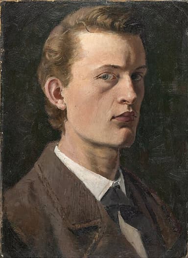 Portret van Edvard Munch