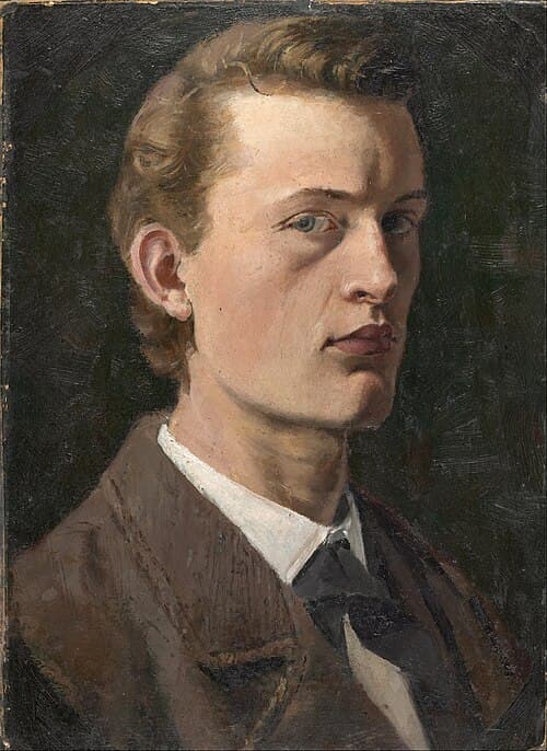 Portret van Edvard Munch