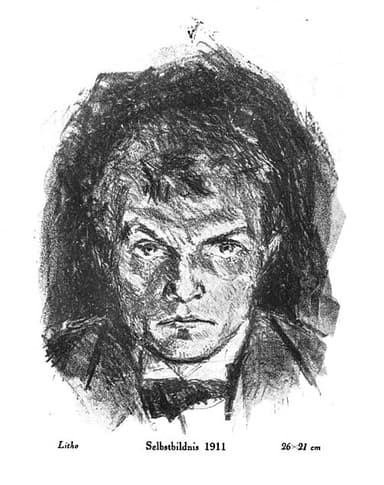 Portret van Max Beckmann