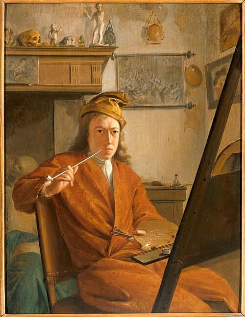 Portret van Aert Schouman