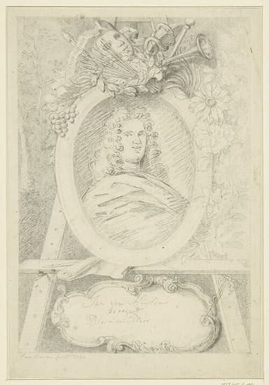 Portret van Jan van Huysum
