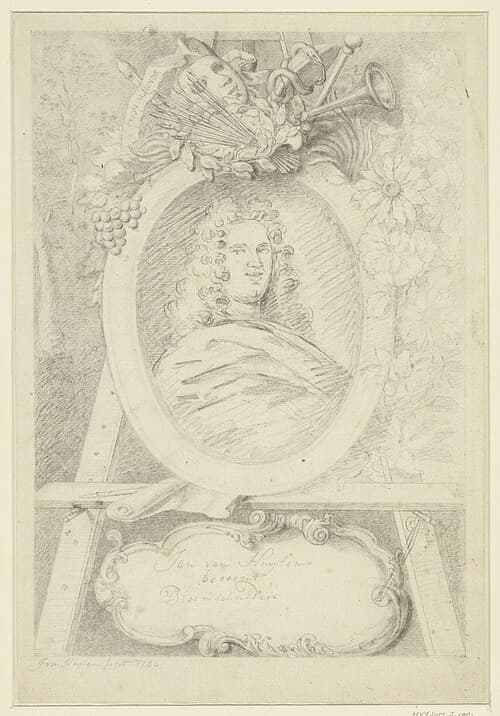 Portret van Jan van Huysum