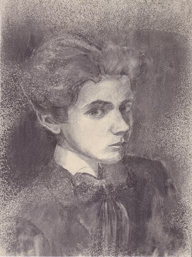 Portret van Egon Schiele