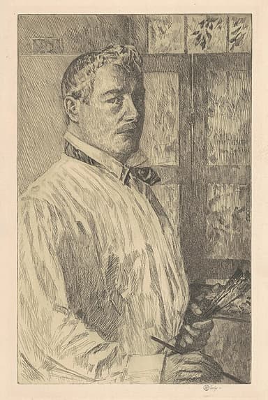 Portret van Childe Hassam