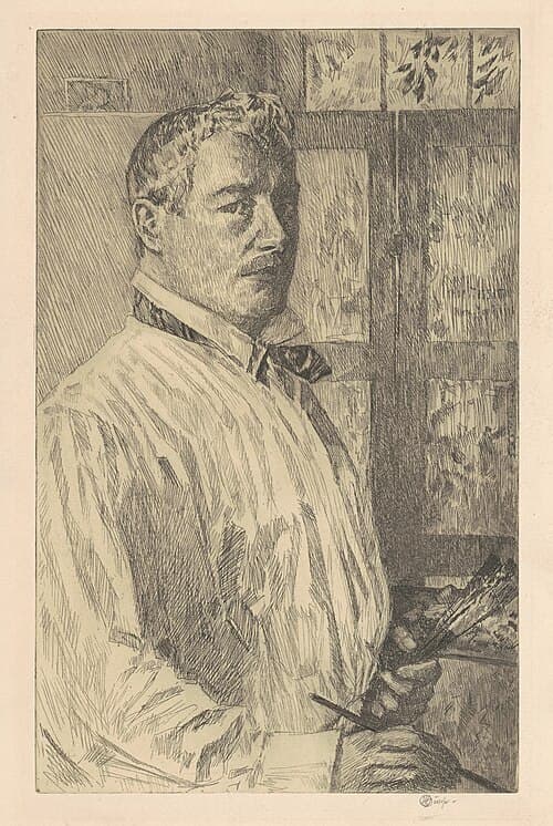 Portret van Childe Hassam