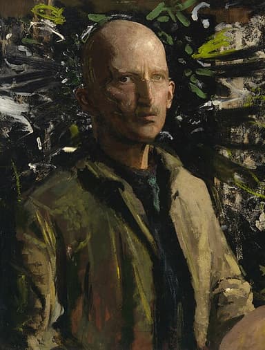Portret van Abbott Handerson Thayer